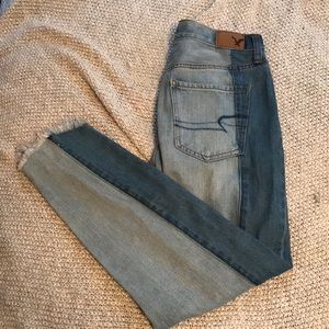 Vintage High-rise Cropped Jeans